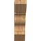 Ekena Millwork Funston Slat Rough Sawn Bracket, Western Red Cedar, 6"W x 18"D x 22"H BKT06X18X22FST06RWR - alternate 2